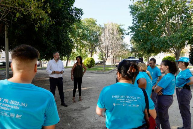 Continúan los trabajos de los alumnos del Programa Mixto de Empleo y Formación en Santomera - 2, Foto 2