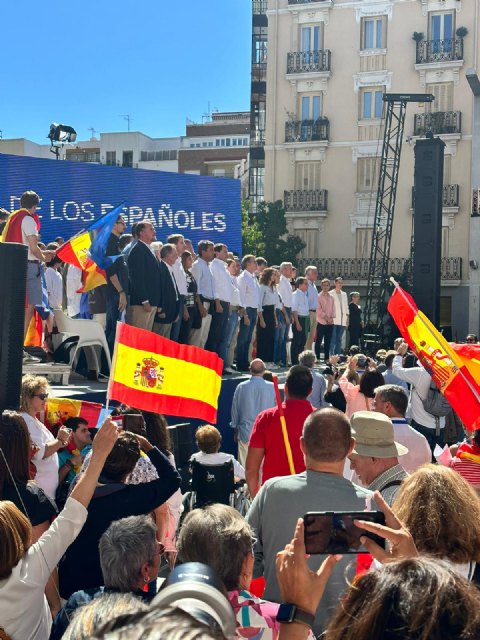 El clamor de los murcianos contra la amnistía del sanchismo se escucha en Madrid - 2, Foto 2