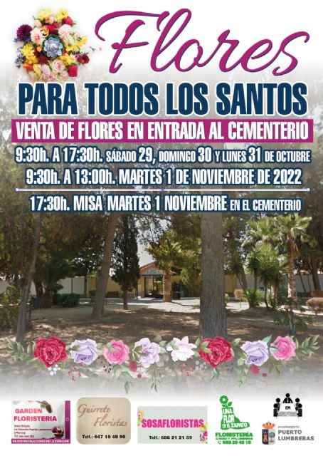 El Ayuntamiento vuelve a poner en marcha la campaña de Venta de Flores en el Cementerio municipal con motivo del Día de Todos los Santos - 1, Foto 1