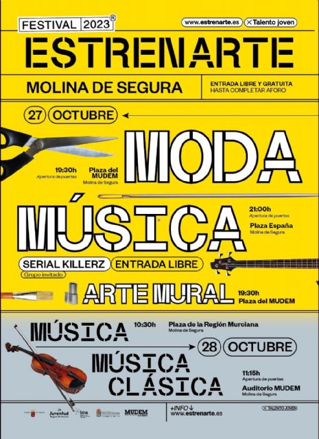 Molina de Segura acoge el 27 y 28 de octubre la cuarta edición del Festival ESTRENARTE 2023 - 1, Foto 1