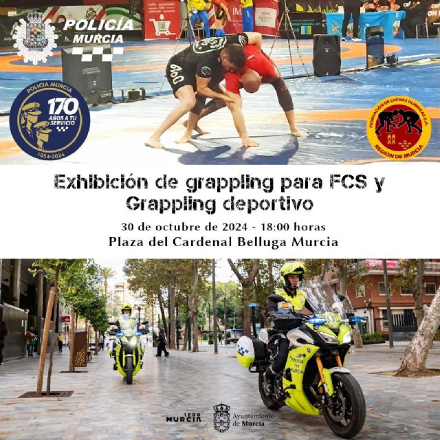 La Plaza del Cardenal Belluga acoge una exhibición de grappling - 1, Foto 1