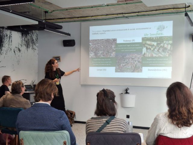 Lorquí expone en Bruselas el proyecto #LifeSeedNEB para transformar el entorno con soluciones basadas en la naturalez - 2, Foto 2