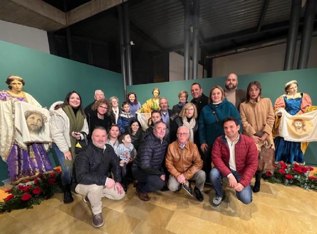 La Verónica de la Cofradía de San Juan Evangelista de Bullas presente en una exposición en Alhama de Murcia - 1, Foto 1