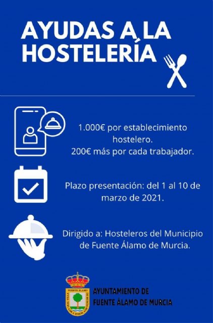 Los hosteleros de Fuente Álamo se beneficiarán de las ayudas propuestas por VOX a partir del lunes - 1, Foto 1