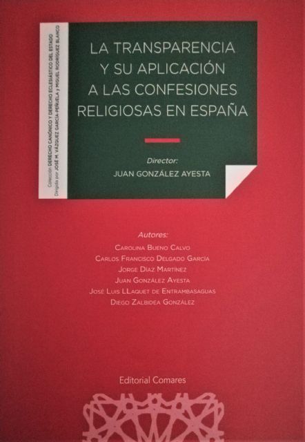 Carlos Delgado participa en un libro sobre la Transparencia y su aplicación a las confesiones religiosas en España - 1, Foto 1