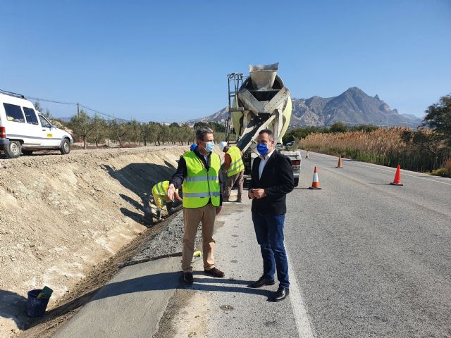 Fomento realiza obras de mejora en la carretera que conecta Abanilla con Santomera - 1, Foto 1