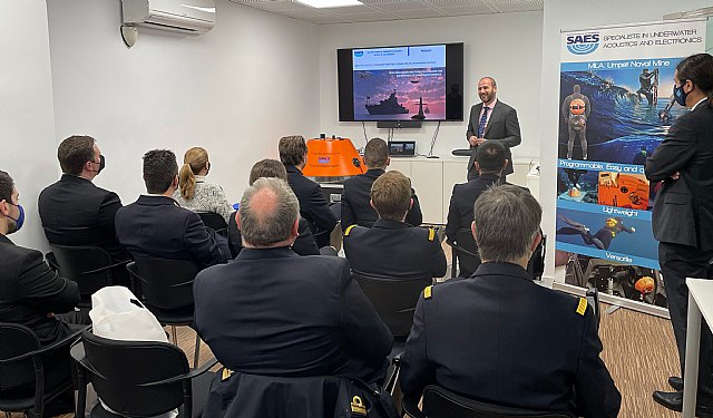 SAES recibe la visita de Eguermin, Centro de Excelencia y Escuela de Guerra de Minas de la OTAN - 2, Foto 2