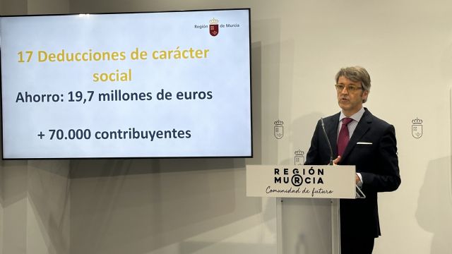 Los contribuyentes de la Región disponen de 17 deducciones de carácter social que generarán un ahorro de casi 20 millones de euros - 1, Foto 1