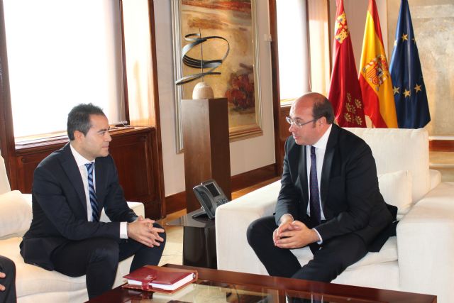 Pedro Antonio Sánchez recibe al presidente de la Federación de Municipios - 2, Foto 2