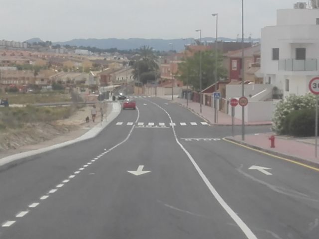 El Ayuntamiento de Molina de Segura abre al tráfico hoy lunes 25 de mayo la segunda fase de la Ronda Este, con una inversión de 154.185,48 euros - 2, Foto 2