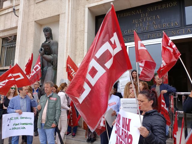 Éxito de la primera jornada de huelga general del personal laboral de la administración de justicia no transferida - 1, Foto 1