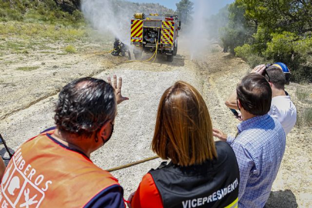 Simulacro de incendio forestal con la participación de 15 bomberos del CEIS en formación - 3, Foto 3