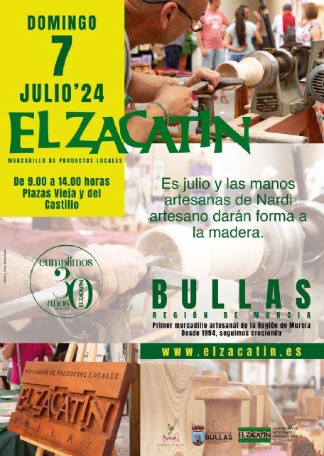 'El Zacatín' de julio dedica su actividad central a los trabajos de la madera - 1, Foto 1