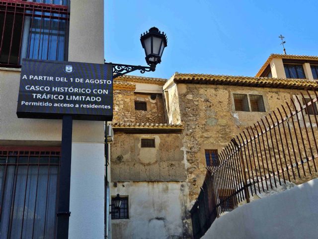 El sistema para la regulación del tráfico y peatonalización parcial del casco histórico de Caravaca se activa el 1 de agosto - 1, Foto 1