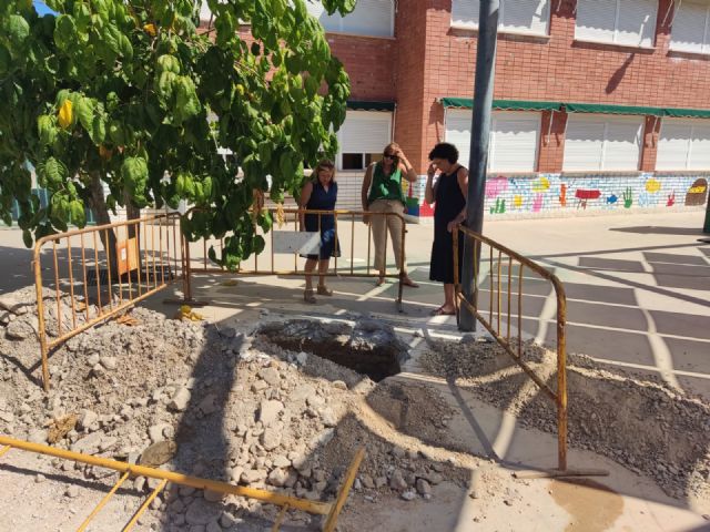 El Ayuntamiento de Puerto Lumbreras realiza obras de mejora en los colegios del municipio durante el periodo estival de cara al inicio del nuevo curso escolar - 1, Foto 1