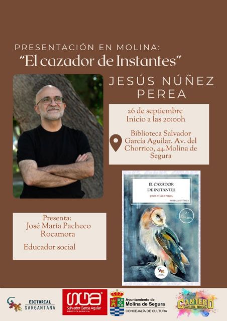 Jesús Núñez presenta su libro El cazador de instantes el jueves 26 de septiembre - 1, Foto 1