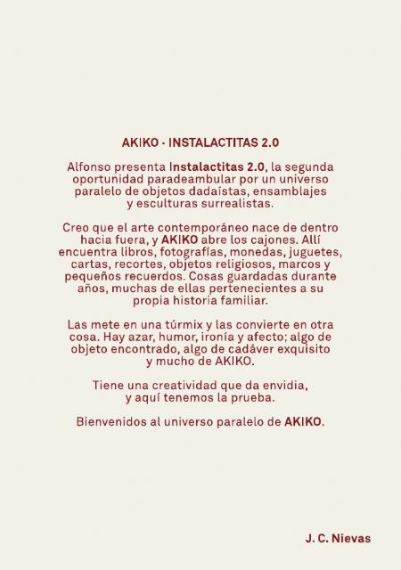 El Centro de Artesanía de Murcia inaugura el próximo martes una exposición que invita a descubrir la particular mirada creativa de este artista multidisciplinar El Centro de Artesanía de Murcia inaugura el próximo martes una exposición que invita a descubrir la particular mirada creativa de este artista multidisciplinar