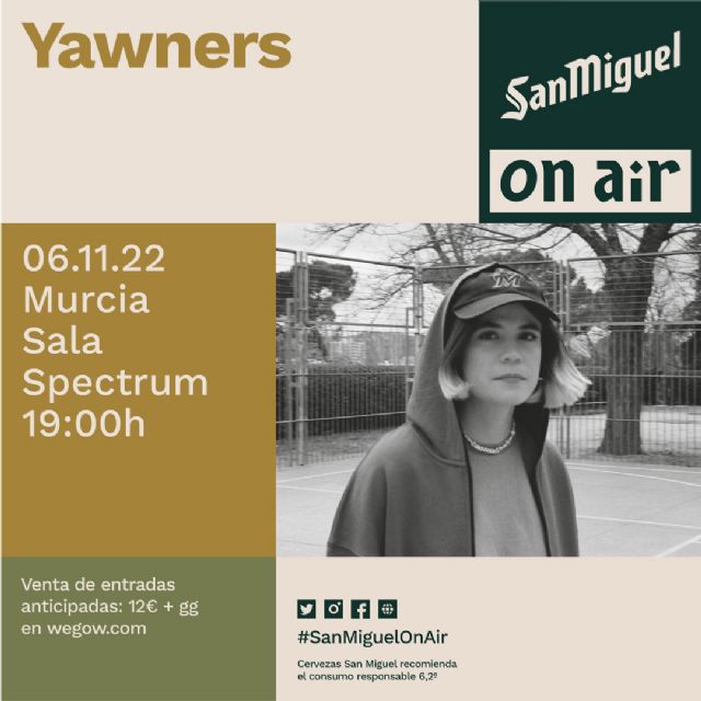 Yawners presenta en Murcia su nuevo disco Duplo de lamano de San Miguel On Air - 1, Foto 1