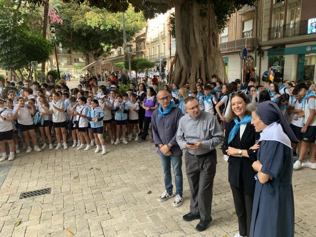 El colegio María Inmaculada conmemora el día del Domund con una marcha solidaria - 1, Foto 1