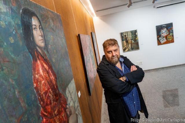 El pintor Salvador Fuster expone sus obras sobre la figura humana en la Sala Dora Catarineu de Cartagena - 1, Foto 1