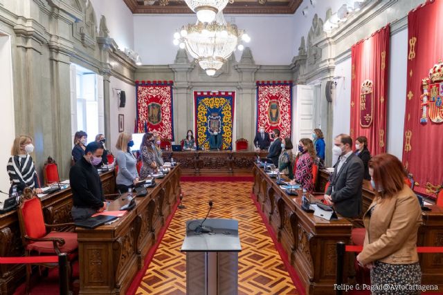 El Pleno guarda un minuto de silencio en recuerdo de las víctimas de violencia de género el 25-N - 1, Foto 1