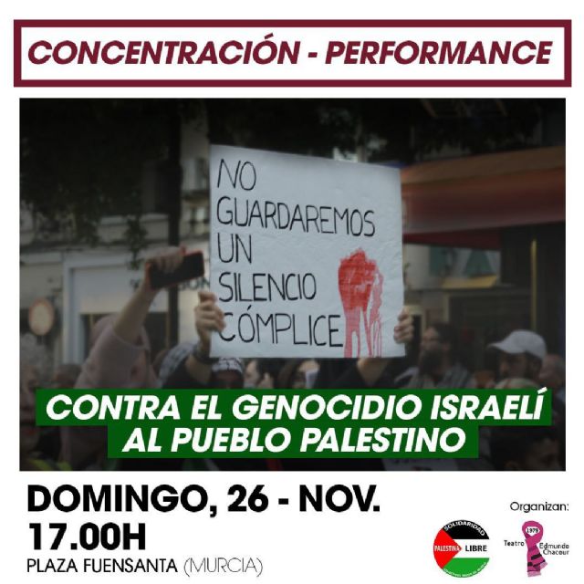 El PCRM llama a la movilización este domingo en Murcia para que España suspenda relaciones con Israel - 1, Foto 1