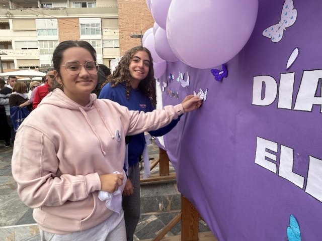 Totana celebra el acto institucional de concienciación con motivo del Día Internacional de la Eliminación de la Violencia contra la Mujer, Foto 3