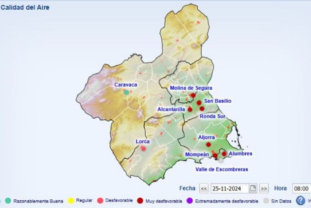 Activado el Nivel Preventivo por calidad del aire en Campo de Cartagena, Mar Menor, núcleo urbano y Ecombreras - 1, Foto 1