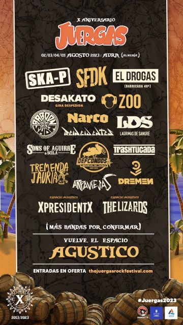 The Juergas Rock Festival presenta su segundo avance del cartel para su X aniversario - 2, Foto 2