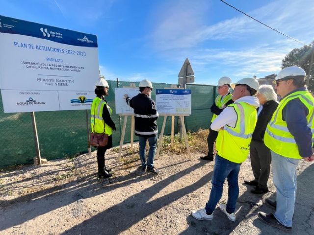 Más de 150 vecinos del Carril Parra de Monteagudo se beneficiarán de la ampliación de la red de saneamiento - 1, Foto 1