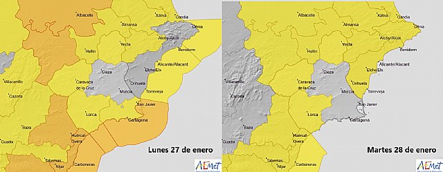 La borrasca Herminia provocará un intenso temporal de viento en la Región de Murcia, Foto 2