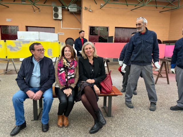 Alumnos del Programa Mixto de Empleo y Formación construyen una pérgola para el CEIP Río Segura de Javalí Nuevo - 4, Foto 4