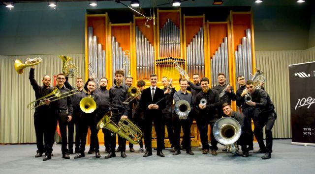 La Massotti Brass Band abre el ciclo de conciertos que el Conservatorio Superior de Música de Murcia lleva a cabo con la Fundación Mediterráneo - 1, Foto 1