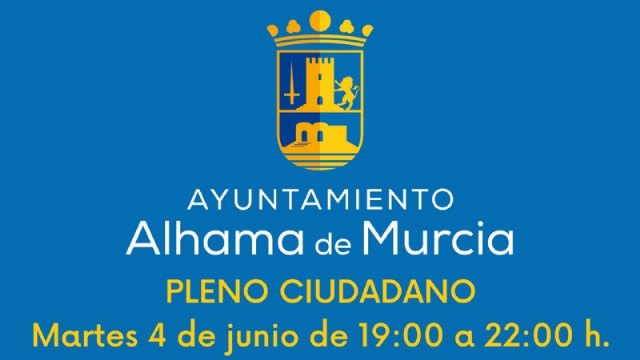 El Ayuntamiento de Alhama de Murcia invita a los vecinos a participar en el primer Pleno Ciudadano, Foto 1