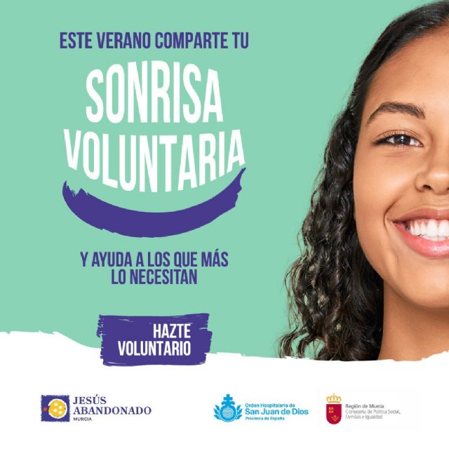 Jesús Abandonado anima a los murcianos a vivir un verano solidario con su nueva campaña la 'Sonrisa Voluntaria' - 2, Foto 2