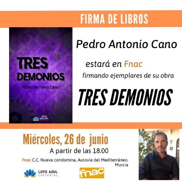 Firma de libros TRES DEMONIOS - 1, Foto 1