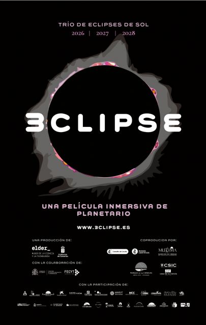 Murcia presenta ´3CLIPSE´, la experiencia inmersiva para descubrir los eclipses solares de 2026, 2027 y 2028 Murcia presenta ´3CLIPSE´, la experiencia inmersiva para descubrir los eclipses solares de 2026, 2027 y 2028