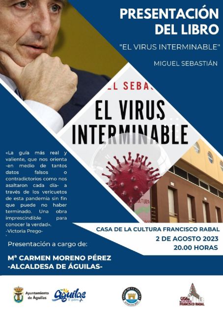 La Casa de la Cultura acoge la presentación del libro El virus interminable de Miguel Sebastián - 1, Foto 1