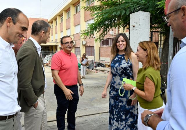 Las obras de reconversión bioclimática del IES Beniaján encaran su recta final Las obras de reconversión bioclimática del IES Beniaján encaran su recta final