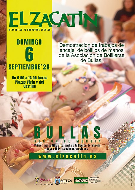 El arte del encaje de bolillos protagonizará la próxima edición de El Zacatín El arte del encaje de bolillos protagonizará la próxima edición de El Zacatín