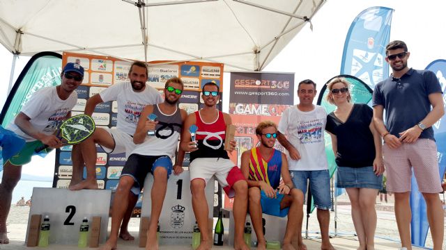 Los catalanes Martí Magriñá con Víctor Martínez, y Maryam Shams con Verónica Martínez, campeones del Ier Open Bluesense ITF MAR MENOR 2016-09-26 - 1, Foto 1