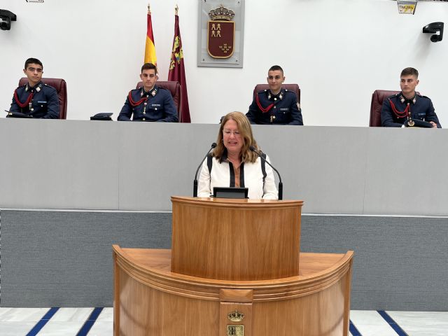 La Asamblea Regional recibe a los alumnos de la Academia General del Aire - 5, Foto 5