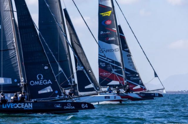 Los catamaranes voladores ETF26 celebran la última prueba de su circuito internacional en el Mar Menor - 1, Foto 1