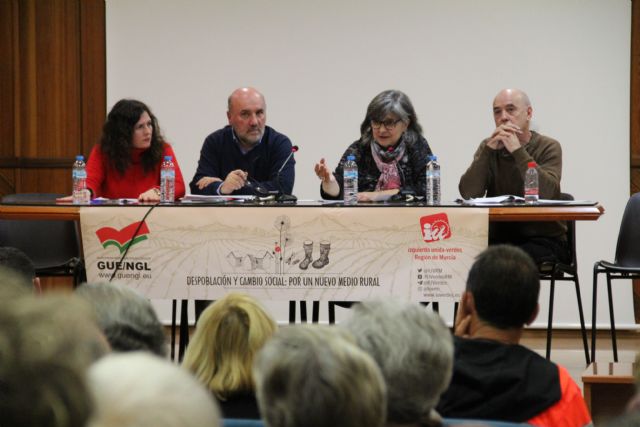 IU-Verdes llevará a las instituciones una batería de propuestas para paliar los efectos de la despoblación rural en las pedanías de Carava, Lorca y Moratalla - 1, Foto 1