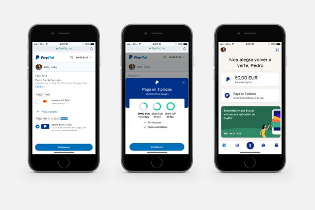 PayPal trae a los consumidores españoles su servicio de Compra Ahora, Paga Después, Paga en 3 plazos - 1, Foto 1