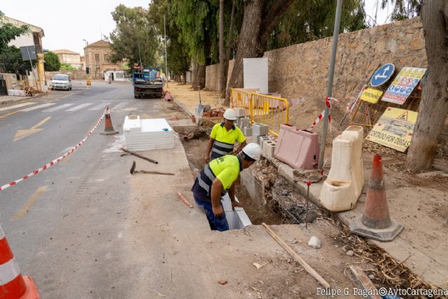 Continúan este martes las obras de la tercera fase de Espacio Algameca - 1, Foto 1