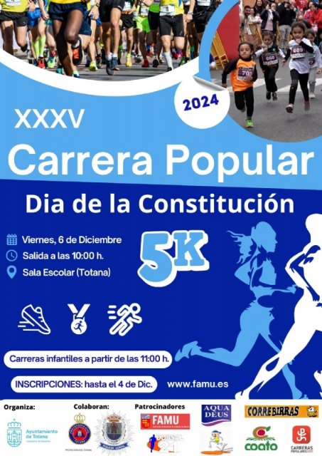 La XXXV Carrera Popular 5K “Día de la Constitución” tendrá lugar el 6 de diciembre, en la urbanización “La Báscula” - 2, Foto 2