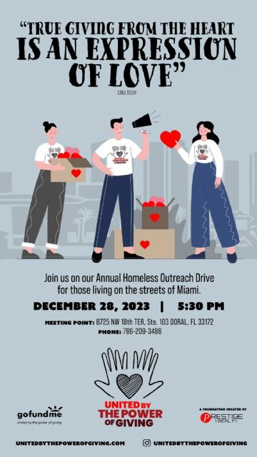 La fundación United by The Power Of Giving organiza “Annual homeless outreach drive” - 1, Foto 1