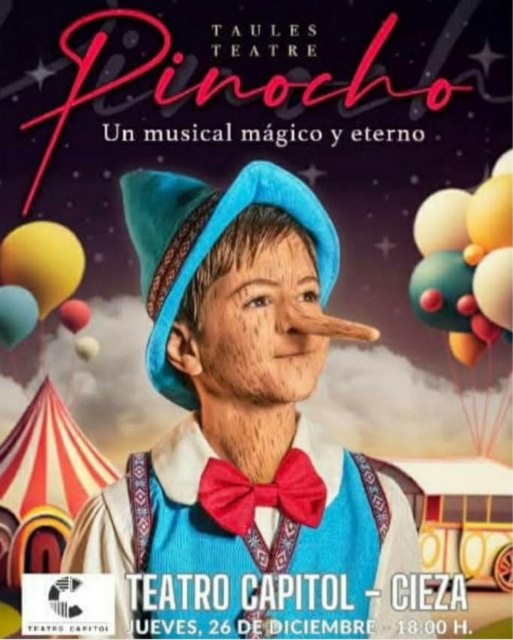 El Teatro Capitol hará soñar a los niños con Pinocho, un musical mágico y eterno - 1, Foto 1