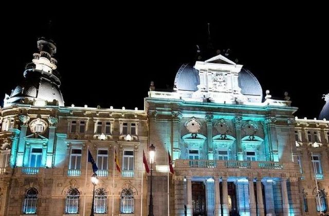 El Palacio Consistorial se teñira de azul por el autismo - 1, Foto 1